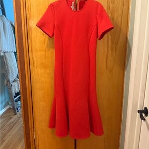 McQ by Alexander McQueen Red Midi Dress